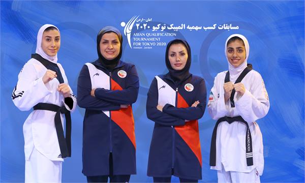 برای کسب سهمیه المپیک توکیو؛دختران تکواندو، دوشنبه راهی اردن می‌شوند