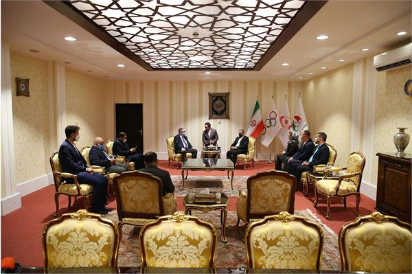 دیدار دبیرکل کمیته ملی المپیک با رییس فدراسیون جهانی پرورش اندام 9