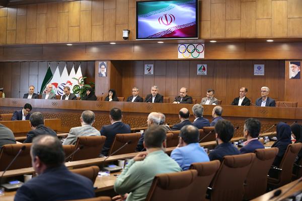 مراسم افتتاحیه سالن استاد قاسم فارسی آکادمی ملی المپیک و پارالمپیک 19