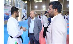 بازدید وزیر ورزش و جوانان و مسولان کمیته ملی المپیک  از اردو تیم ملی کاراته 1