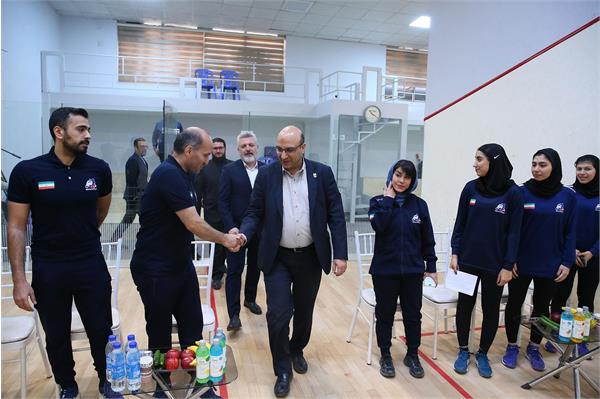 بازدید دبیرکل کمیته ملی المپیک از اردو اسکواش 30