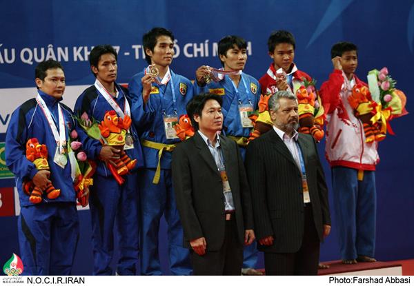 سومین دوره  بازی های داخل سالن آسیا- ویتنام؛ایران با 5 طلا در رده  پنجم رده بندی مدالها