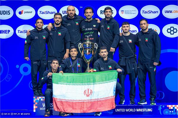 کمیته ملی المپیک قهرمانی کشتی آزاد بزرگسالان در رقابتهای جهانی را تبریک گفت