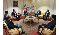 Meeting with the Minister of Sports of Tajikistan - Photo: Javid Nikpour