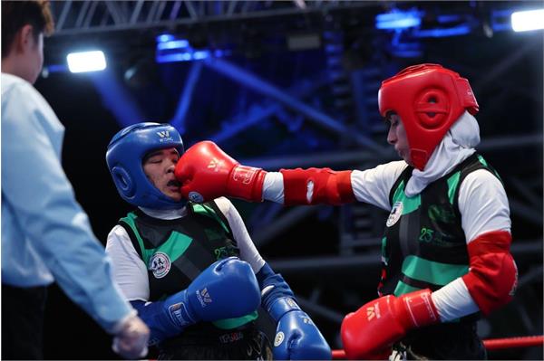 بازی‌های کشورهای اسلامی ریاض؛حسینی مقتدارنه به نیمه‌نهایی موی‌تای صعود کرد