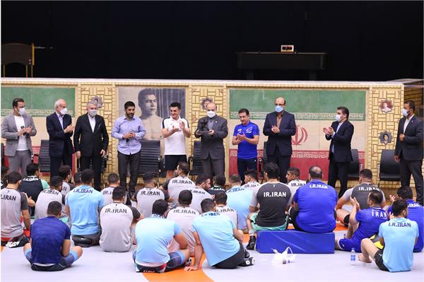 بازدید از اردو تیم ملی کشتی و والیبال 4
