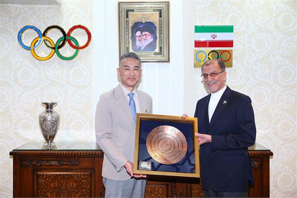 دیدار ریاست کمیته ملی المپیک با سفیر ژاپن در ایران 7