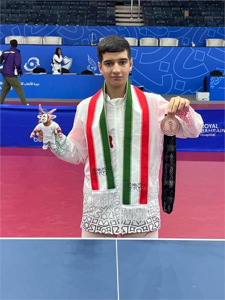 بازی های آسیایی جوانان بحرین ۲۰۲۵؛ فرجی به برنز تنیس روی میز بسنده کرد
