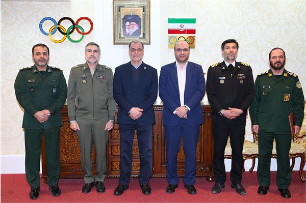 عقد تفاهمنامه همکاری کمیته ملی المپیک واداره ورزش و آمادگی جسمانی نیروهای مسلح 2