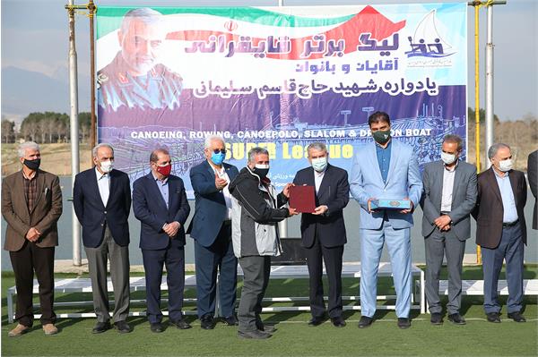 مراسم اختتامیه مسابقات لیگ برتر قایقرانی کشور 4