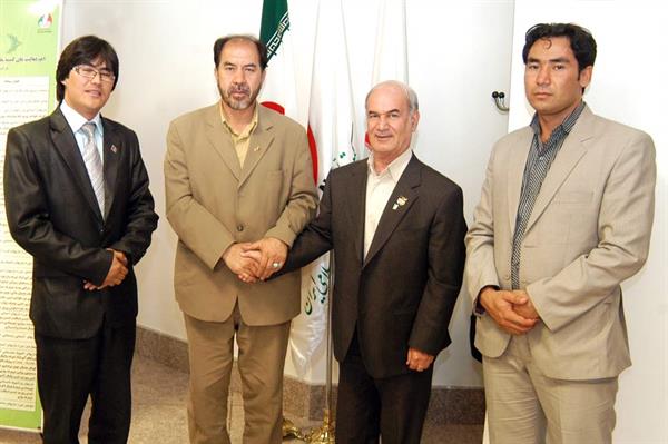 /درخواست افغانی ها برای برپایی اردو در آکادمی/ معاون سازمان ورزش و کمیته المپیک افغانستان با افشارزاده دیدار کرد