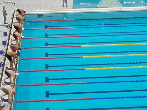 چهارمین دوره بازیهای همبستگی کشورهای اسلامی؛قره حسن لو در فینال شنای 50 متر آزاد هشتم شد