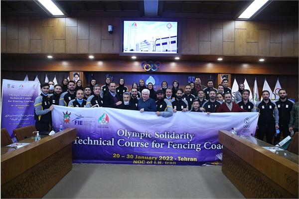 مراسم اختتامیه دوره همبستگی المپیک شمشیربازی 17