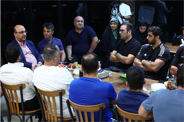 بازدید دبیرکل کمیته ملی المپیک از اردو کشتی فرنگی 10