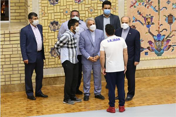 بازدید دکتر نوبخت از اردو تیم ملی کشتی فرنگی و نشست صمیمانه با روسای فدراسیون های ورزشی 11