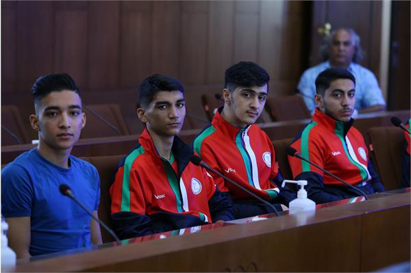 مراسم بدرقه کاروان ورزشی کاراته اعزامی به بازی های جهانی 23