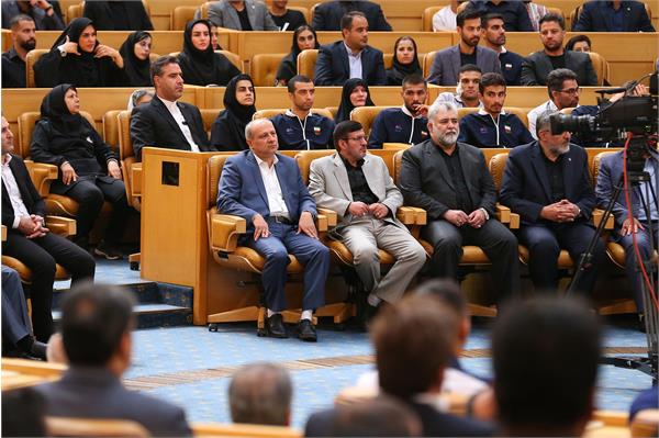 مراسم بدرقه کاروان ورزشی اعزامی به بازی های آسیایی و تقدیر از قهرمانان کشور 27