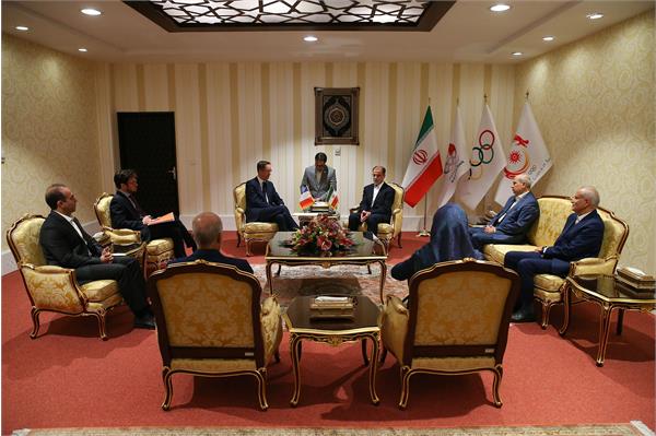 دیدار ریاست کمیته ملی المپیک با سفیر فرانسه در ایران 3