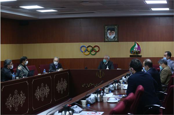 جلسات سرپرست کاروان المپیک توکیو با فدراسیون های وزنه برداری و قایقرانی 6