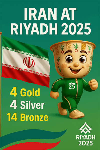Iran Continues Strong Medal Run at Riyadh 2025 Islamic Solidarity Games