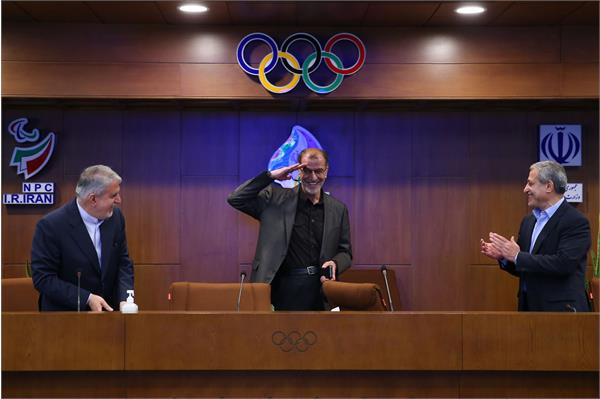 آیین تکریم و معارفه ریاست کمیته ملی المپیک 55