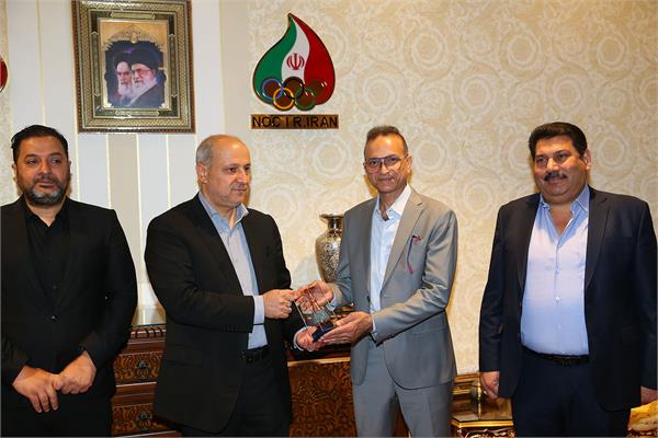 دیدار دبیرکل کمیته ملی المپیک با مسئولین کمیته ملی المپیک عراق 7