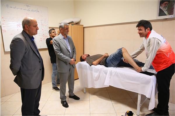 بازدید دبیرکل کمیته ملی المپیک از معاینات پزشکی کاروان اعزامی به بازی های آسیایی هانگژو 5