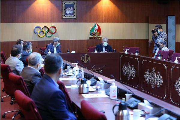 بازدید ریاست دانشگاه علوم تحقیقات و فناوری از موزه ملی ورزش و امضا تفاهم نامه همکاری با کمیته ملی المپیک 15