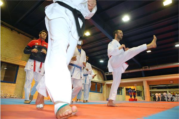 بازدید سرپرست کاروان المپیک توکیو از اردو کاراته 14