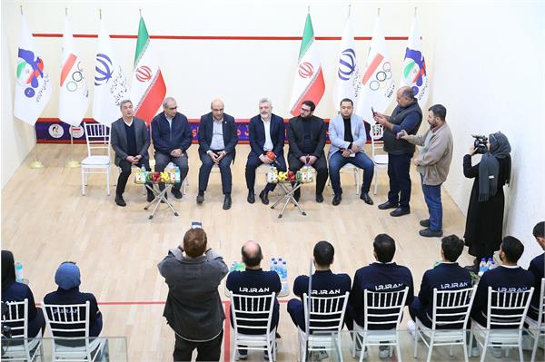 بازدید دبیرکل کمیته ملی المپیک از اردو اسکواش 15