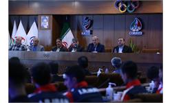 مراسم بدرقه کاروان ورزشی کاراته اعزامی به بازی های جهانی 19