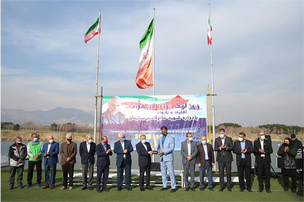 مراسم اختتامیه مسابقات لیگ برتر قایقرانی کشور 2