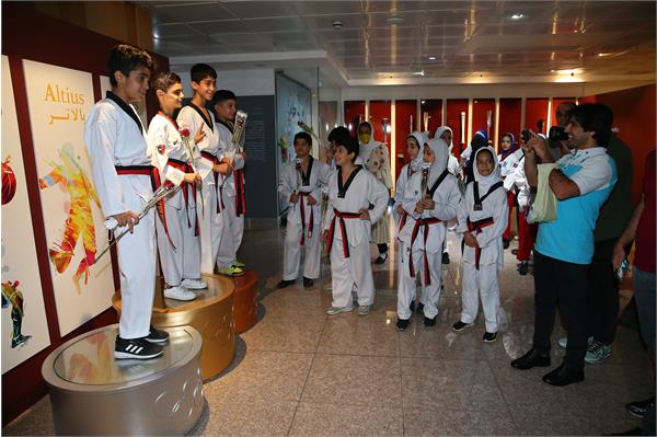 بازدید مسولان و ورزشکاران تکواندو استان تهران از موزه ملی ورزش، المپیک و پارالمپیک 6