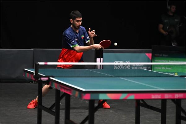 بازی‌های کشورهای اسلامی ریاض؛ پیروزی موسوی در گام نخست انفرادی تنیس‌روی‌میز