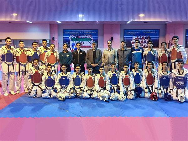 حضور رییس فدراسیون تکواندو در اردوی تیم‌ملی نوجوانان پسر