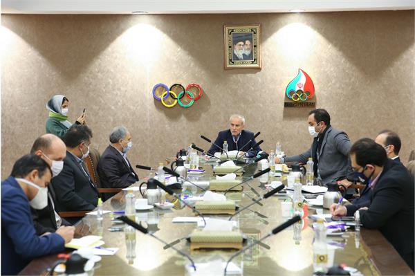 نشست کادر سرپرستی المپیک توکیو با فدراسیونهای کاراته، دوومیدانی و شمشیربازی 11