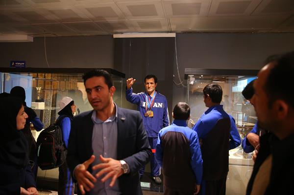 بازدید ریاست سازمان بهزیستی از موزه ملی ورزش، المپیک و پارالمپیک 28