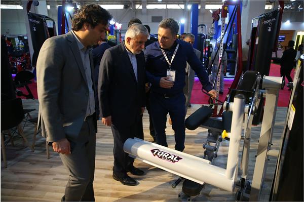 جضور رییس کمیته ملی المپیک در نمایشگاه تجهیزات ورزشی 9