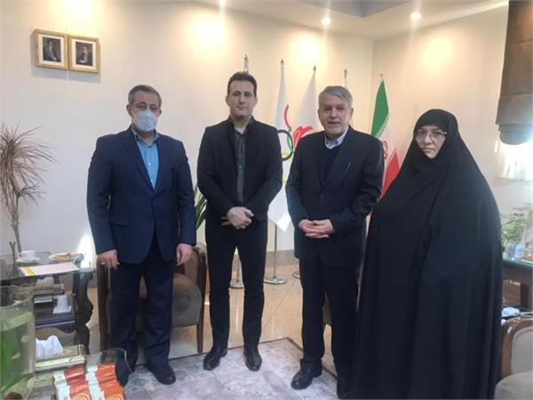 دیدار آرش میراسماعیلی با رئیس کمیته ملی المپیک