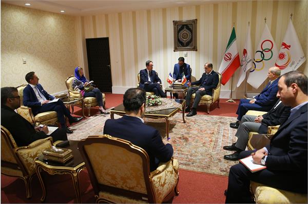 دیدار ریاست کمیته ملی المپیک با سفیر فرانسه در ایران- 5