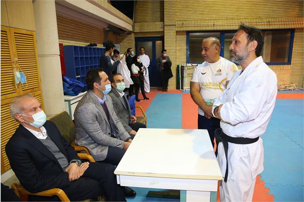 بازدید سرپرست کاروان المپیک توکیو از اردو کاراته 13