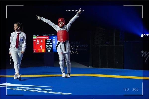 Iranian Female Taekwondo Star Sparkling in World’s 1st Rank