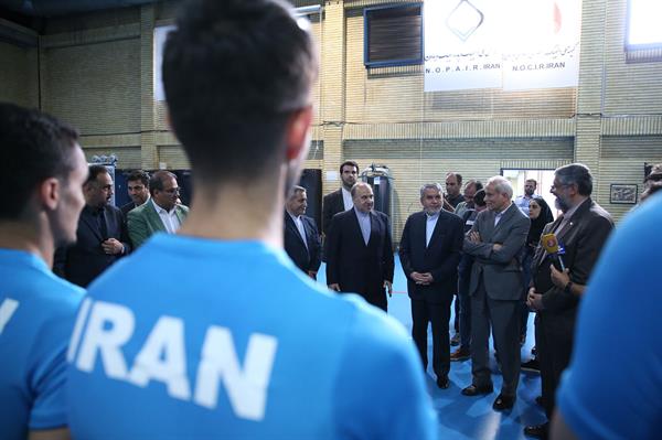 بازدید مسوولان ورزش کشور از اردو تیم های ملی کاراته، دوومیدانی و تکواندو 16