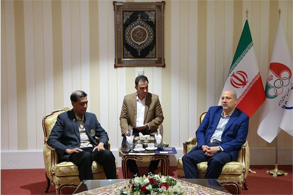 دیدار دبیرکل کمیته ملی المپیک با رییس فدراسیون آسیایی سپک تاکرا 8