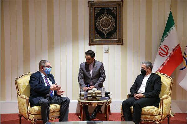 دیدار دبیرکل کمیته ملی المپیک با رییس فدراسیون جهانی پرورش اندام 6