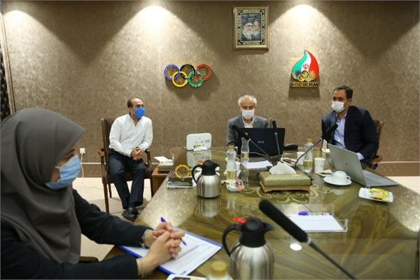 وبینار سرپرستان بازیهای المپیک2020 برگزار شد؛دکتر سجادی: مراسم پرچم در دهکده المپیک برگزار نخواهد شد وحضور تماشاگران بسیار محدودخواهد بود