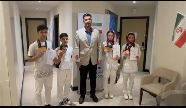 بازیهای آسیایی جوانان بحرین ۲۰۲۵؛ افتخار آفرینان تکواندو حواله پاداش نفدی خود را دریافت نمودند