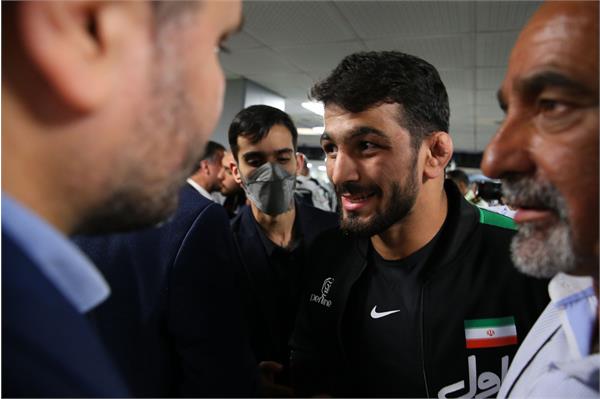 استقبال از تیم ملی کشتی آزاد و فرنگی 6