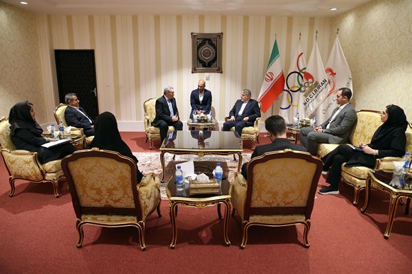 دیدار نایب رییس فدراسیون جهانی شمشیربازی با ریاست کمیته ملی المپیک 7