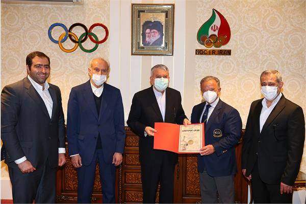 دیدار ریاست کمیته ملی المپیک با رییس فدراسیون جهانی پرورش اندام 8